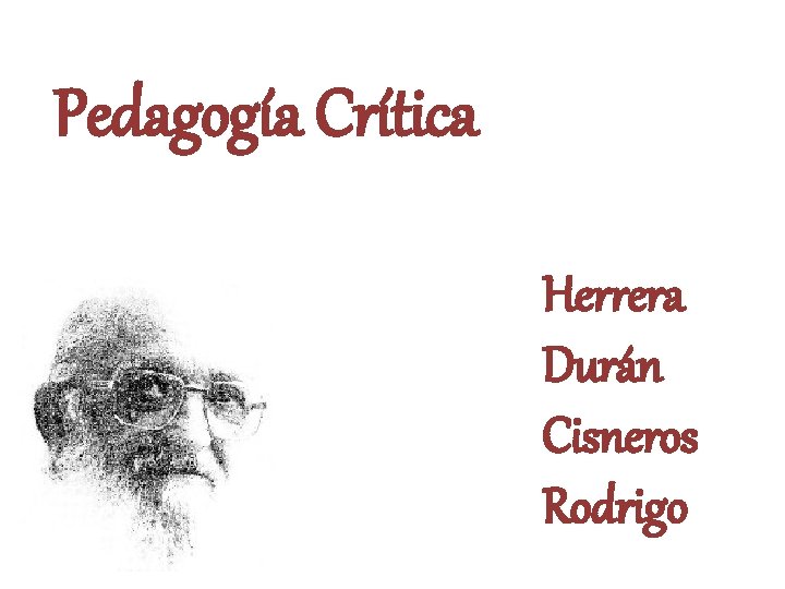 Pedagogía Crítica Herrera Durán Cisneros Rodrigo 