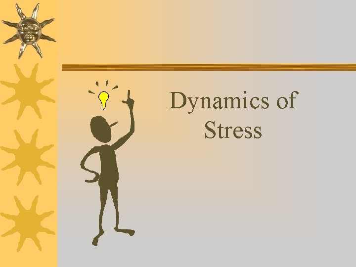 Dynamics of Stress 