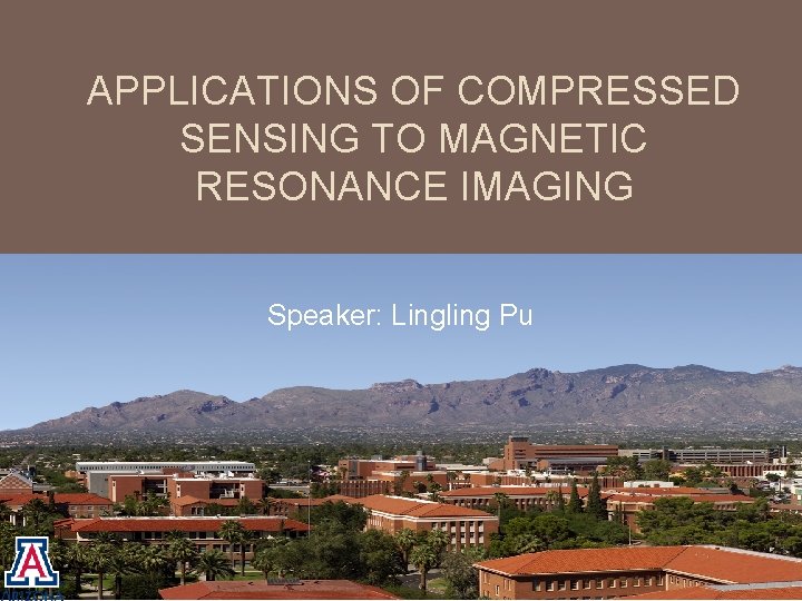APPLICATIONS OF COMPRESSED SENSING TO MAGNETIC RESONANCE IMAGING