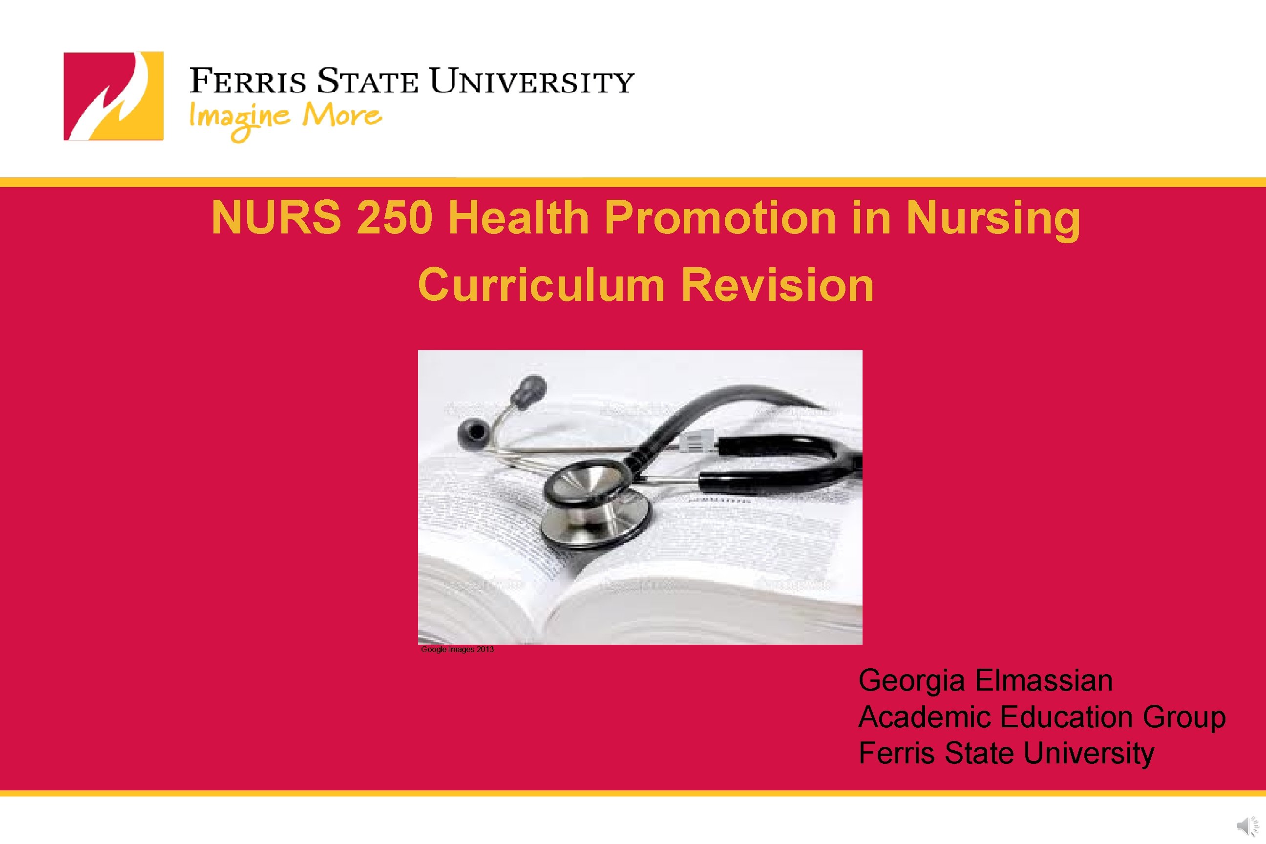 NURS 250 Health Promotion in Nursing Curriculum Revision Google Images 2013 Georgia Elmassian Academic NURS 250 Health Promotion in Nursing Curriculum Revision Google Images 2013 Georgia Elmassian Academic