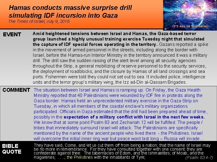 Hamas conducts massive surprise drill simulating IDF incursion into Gaza The Times of Israel,