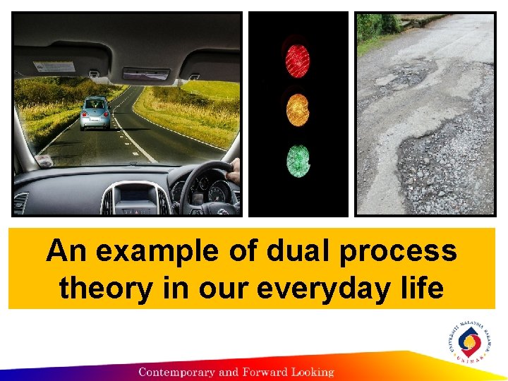 An example of dual process theory in our everyday life 