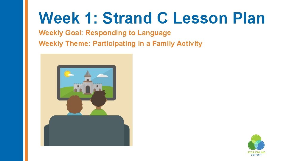 Week 1: Strand C Lesson Plan Weekly Goal: Responding to Language Weekly Theme: Participating