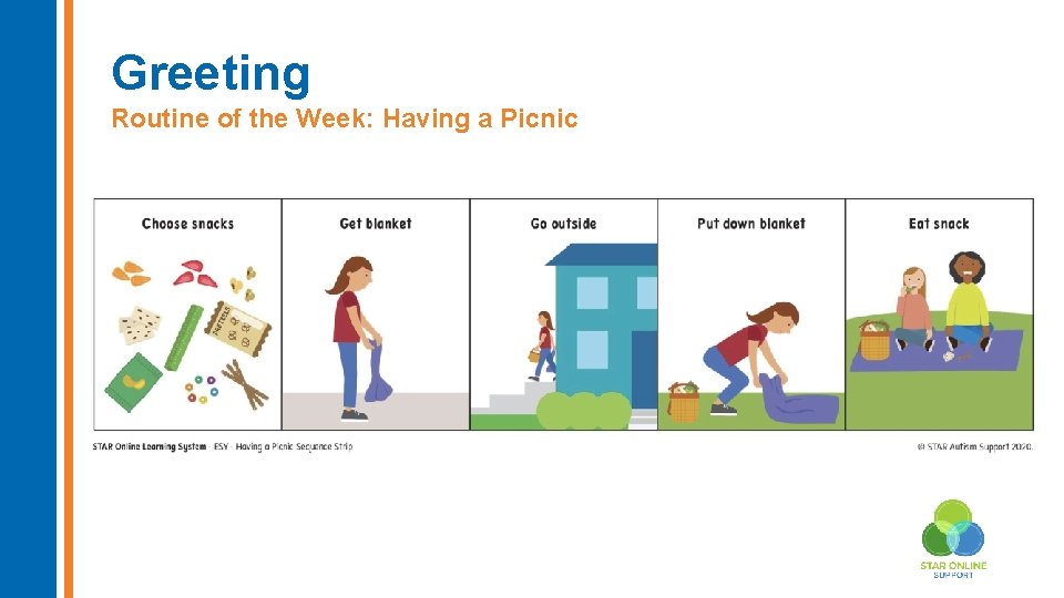 Greeting Routine of the Week: Having a Picnic 