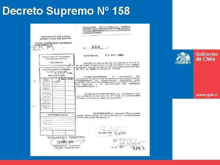 Decreto Supremo Nº 158 