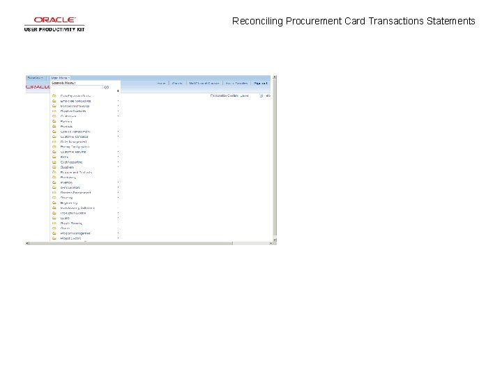 Reconciling Procurement Card Transactions Statements 
