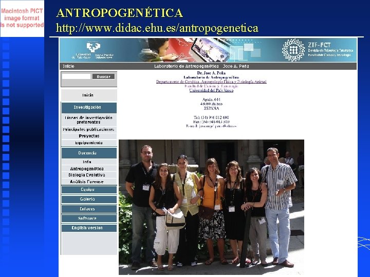 ANTROPOGENÉTICA http: //www. didac. ehu. es/antropogenetica 