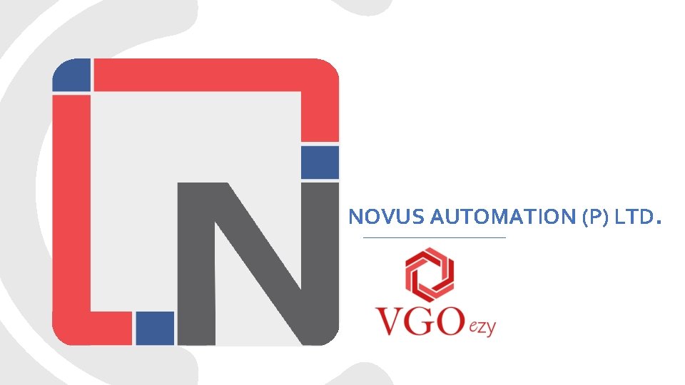 NOVUS AUTOMATION (P) LTD. 