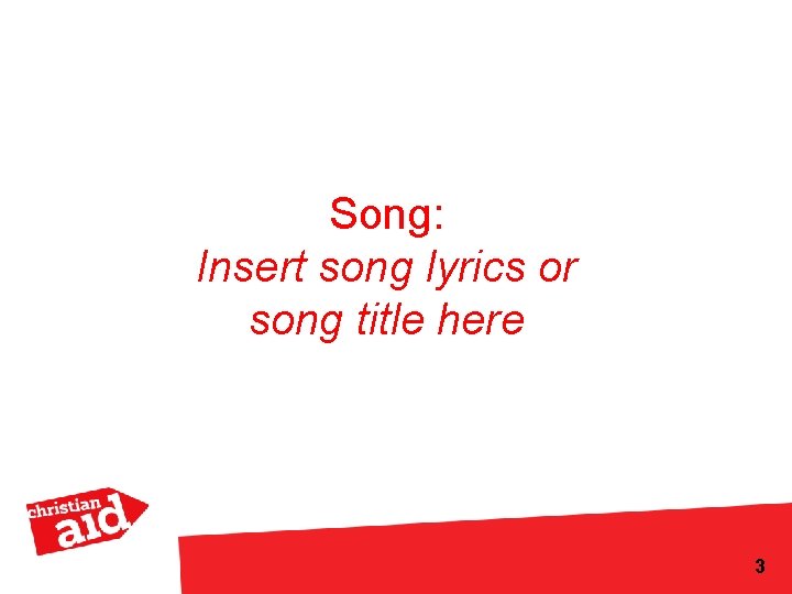 Song: Insert song lyrics or song title here 3 