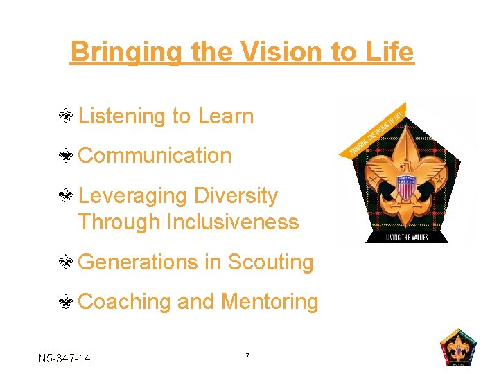 Bringing the Vision to Life Listening to Learn Communication Leveraging Diversity Through Inclusiveness Generations