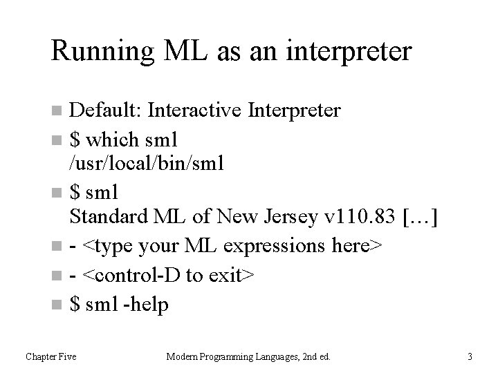 Running Ml Code A First Look at ML hacked by Jeffery
