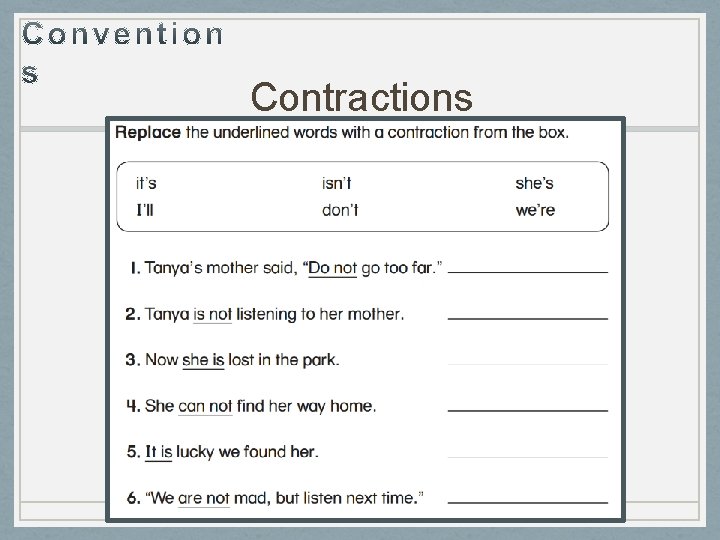 Contractions 