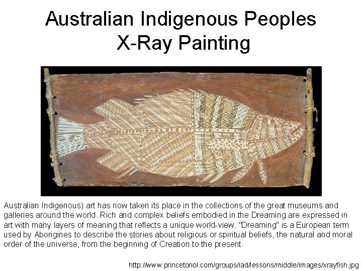 Australian Indigenous Peoples X-Ray Painting Australian Indigenous) art has now taken its place in