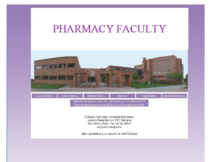 PHARMACY FACULTY 