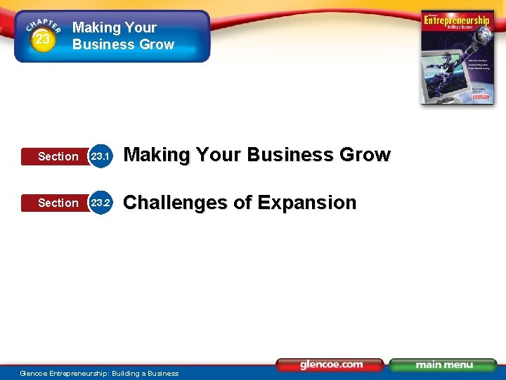 23 Making Your Business Grow Section 23. 1 Making Your Business Grow Section 23.