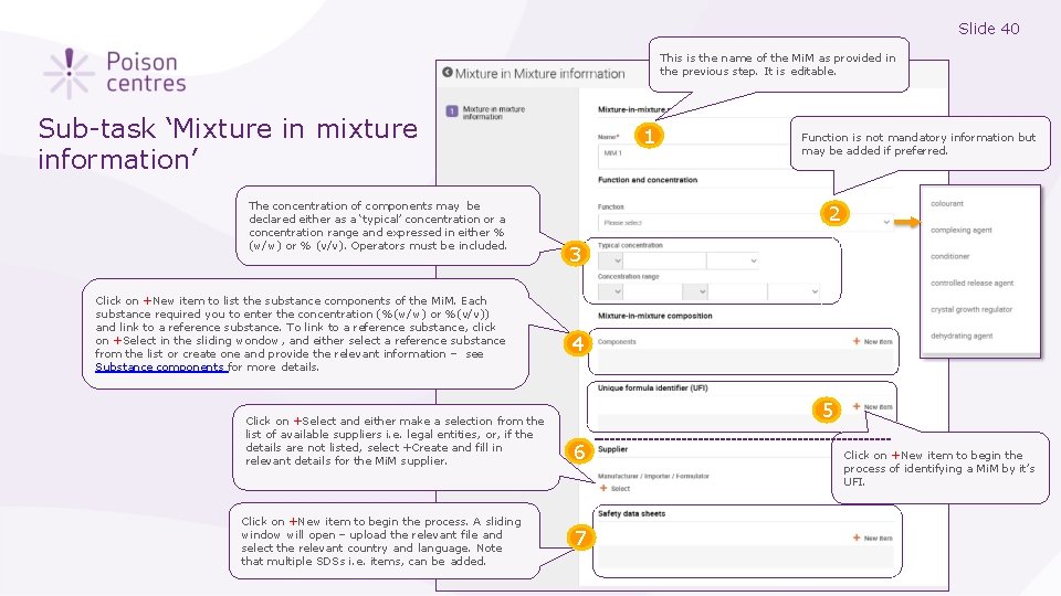 Slide 40 This is the name of the Mi. M as provided in the