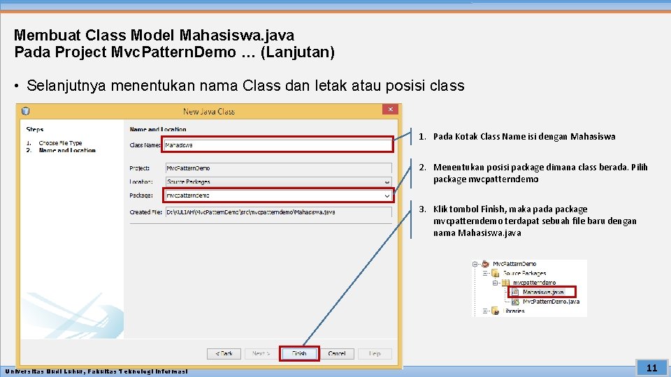 PERTEMUAN 2 Ahmad Pudoli PENGENALAN KONSEP MVC MERANCANG