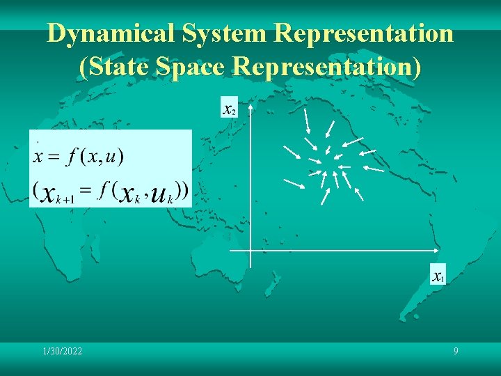 Dynamical System Representation (State Space Representation) 1/30/2022 9 