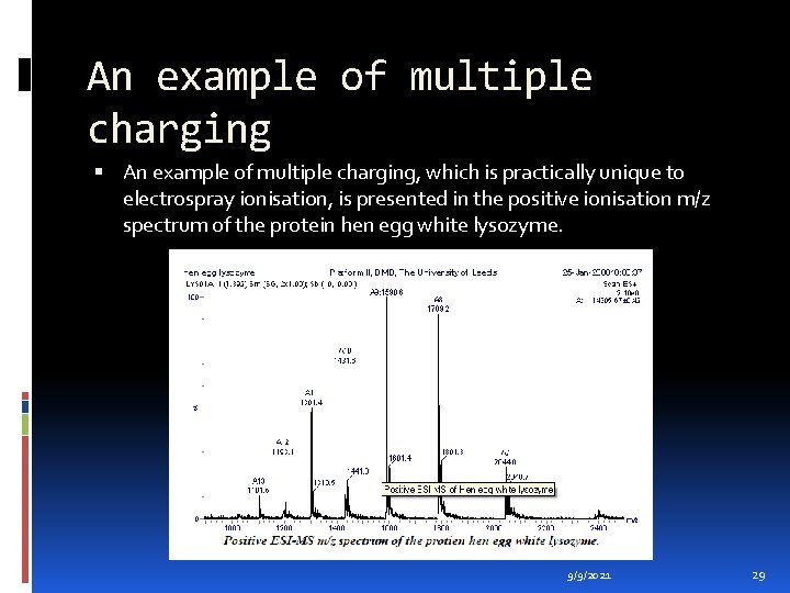 An example of multiple charging An example of multiple charging, which is practically unique