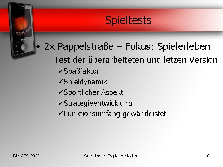 Spieltests • 2 x Pappelstraße – Fokus: Spielerleben – Test der überarbeiteten und letzen