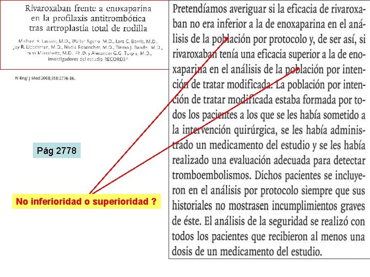 Pág 2778 No inferioridad o superioridad ? 