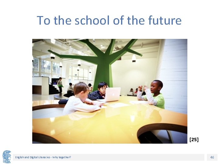 To the school of the future [25] English and Digital Literacies - Why together?