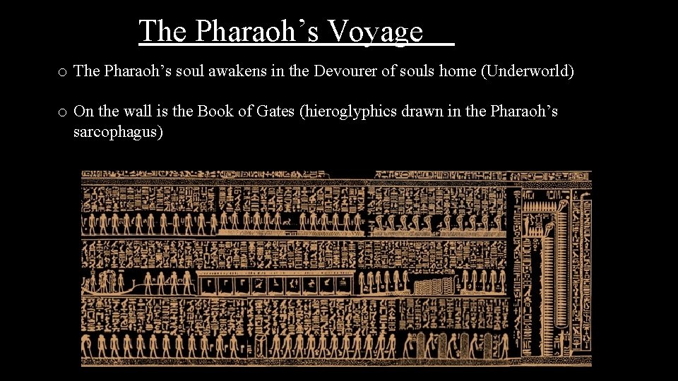 The Pharaoh’s Voyage o The Pharaoh’s soul awakens in the Devourer of souls home
