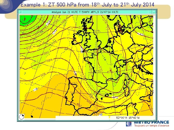 Example 1: ZT 500 h. Pa from 18 th July to 21 th July