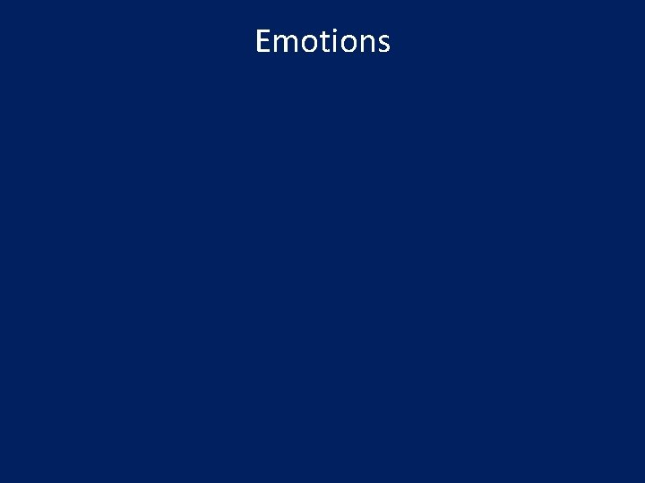 Emotions 