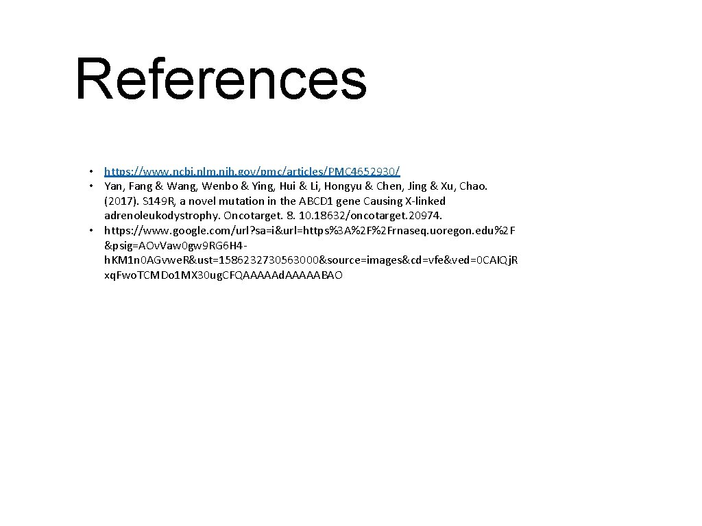 References • https: //www. ncbi. nlm. nih. gov/pmc/articles/PMC 4652930/ • Yan, Fang & Wang,