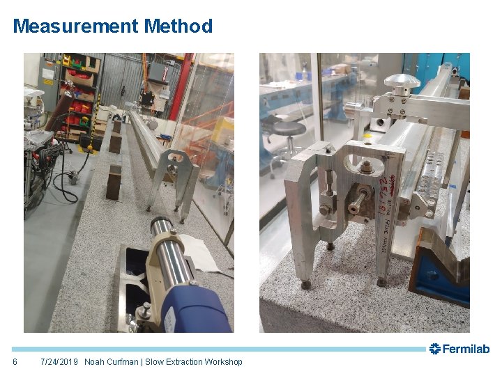 Measurement Method 6 7/24/2019 Noah Curfman | Slow Extraction Workshop 