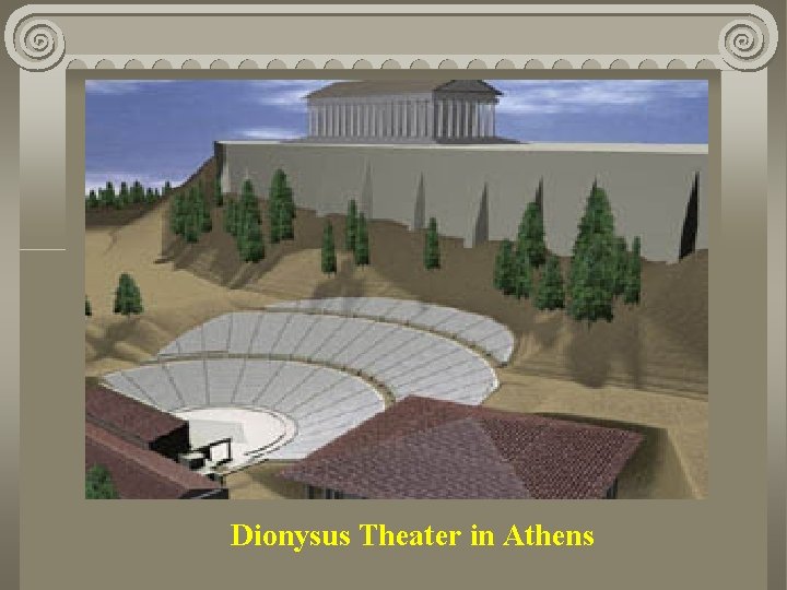 Dionysus Theater in Athens 
