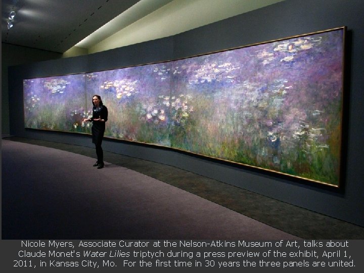 Nicole Myers, Associate Curator at the Nelson-Atkins Museum of Art, talks about Claude Monet's