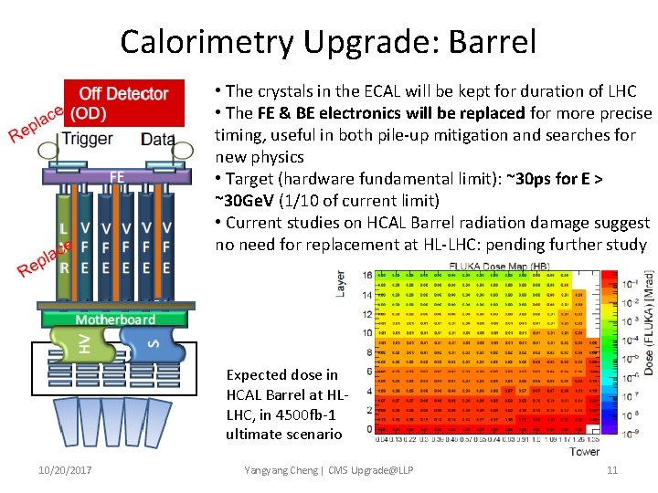 Calorimetry Upgrade: Barrel • The crystals in the ECAL will be kept for duration
