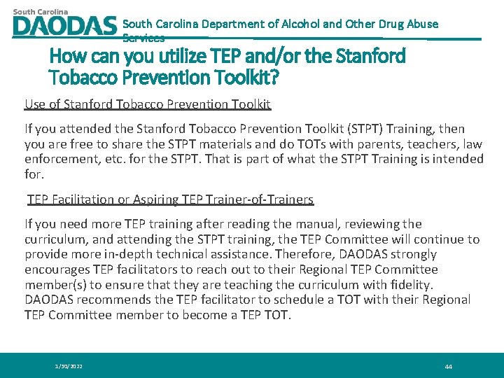 South Carolina Department of Alcohol and Other Drug Abuse Services How can you utilize South Carolina Department of Alcohol and Other Drug Abuse Services How can you utilize