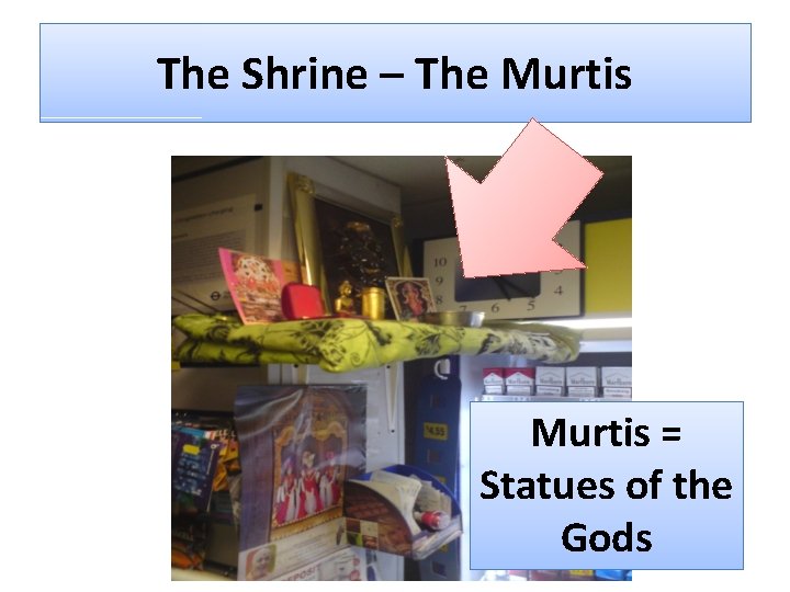 The Shrine – The Murtis = Statues of the Gods 