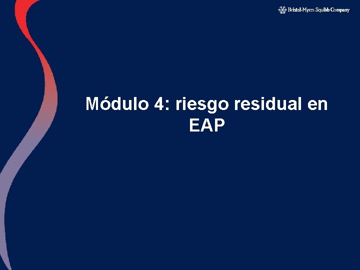 Módulo 4: riesgo residual en EAP 