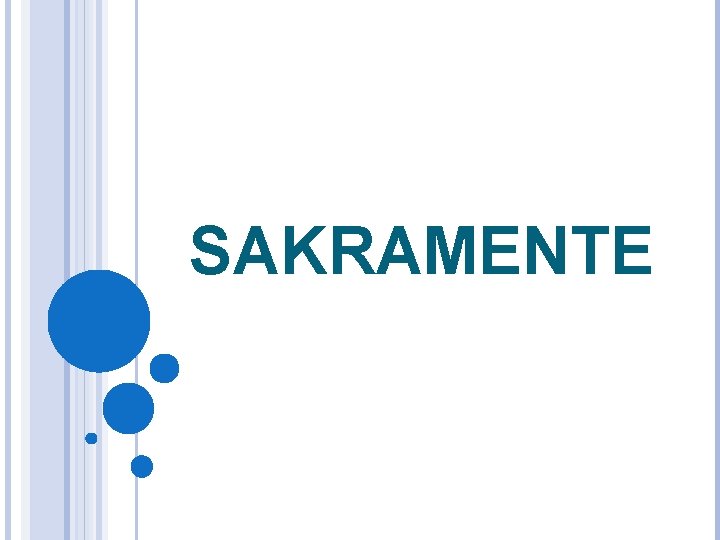 SAKRAMENTE 