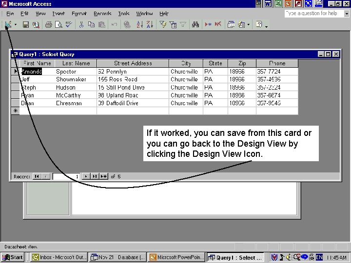 If it worked, you can save from this card or you can go back