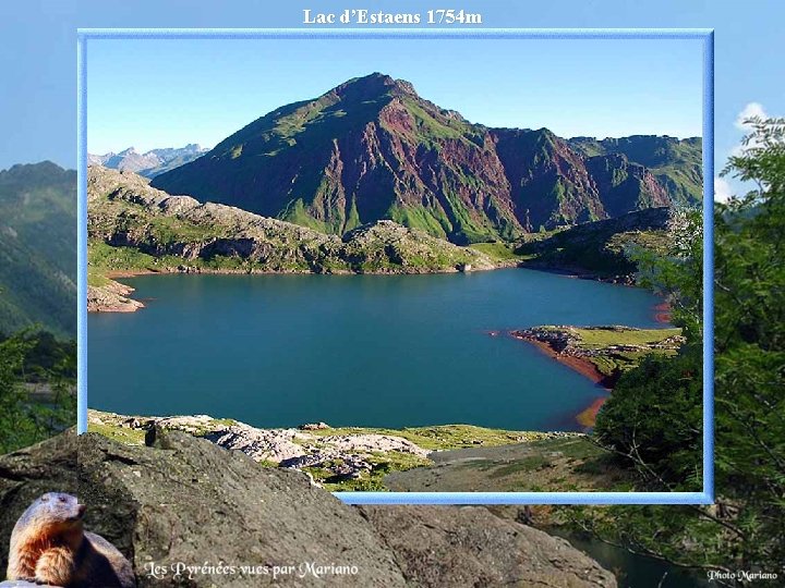 Lac d’Estaens 1754 m . 