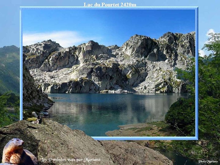Lac du Pourtet 2420 m . 