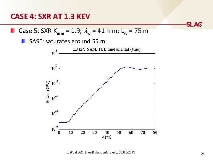 CASE 4: SXR AT 1. 3 KEV Case 5: SXR Kmin = 1. 9;