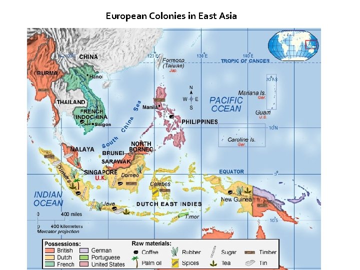 European Colonies in East Asia 