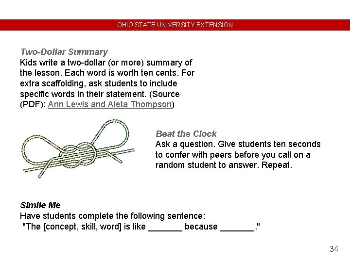 OHIO STATE UNIVERSITY EXTENSION Two-Dollar Summary Kids write a two-dollar (or more) summary of OHIO STATE UNIVERSITY EXTENSION Two-Dollar Summary Kids write a two-dollar (or more) summary of