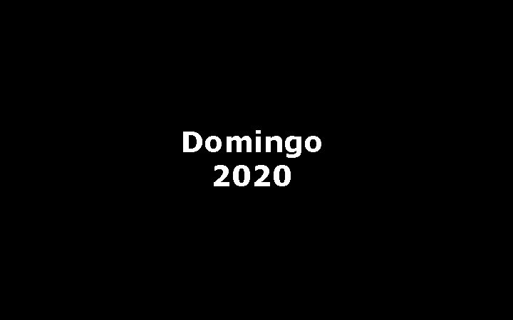 Domingo 2020 