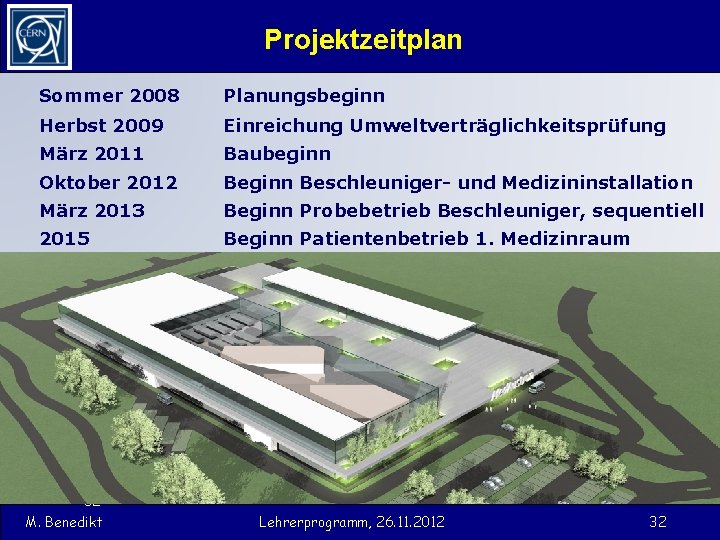 Projektzeitplan Sommer 2008 Planungsbeginn Herbst 2009 Einreichung Umweltverträglichkeitsprüfung März 2011 Baubeginn Oktober 2012 Beginn