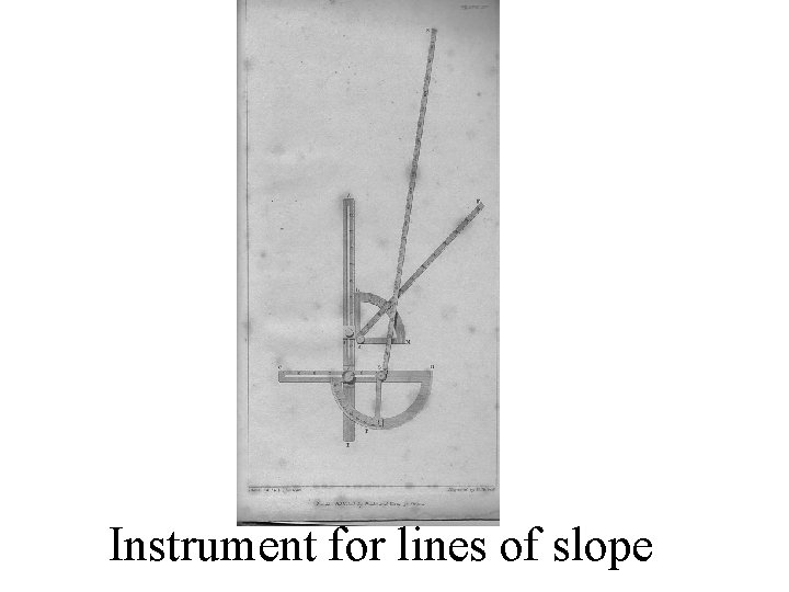 Instrument for lines of slope 