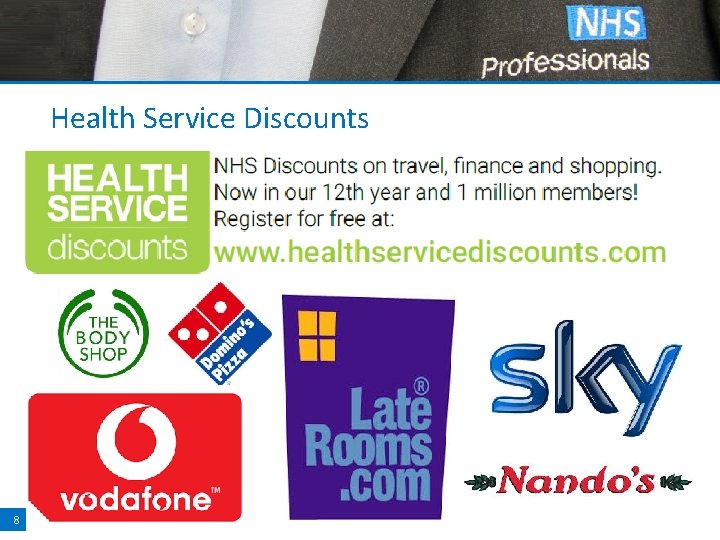 Health Service Discounts 8 