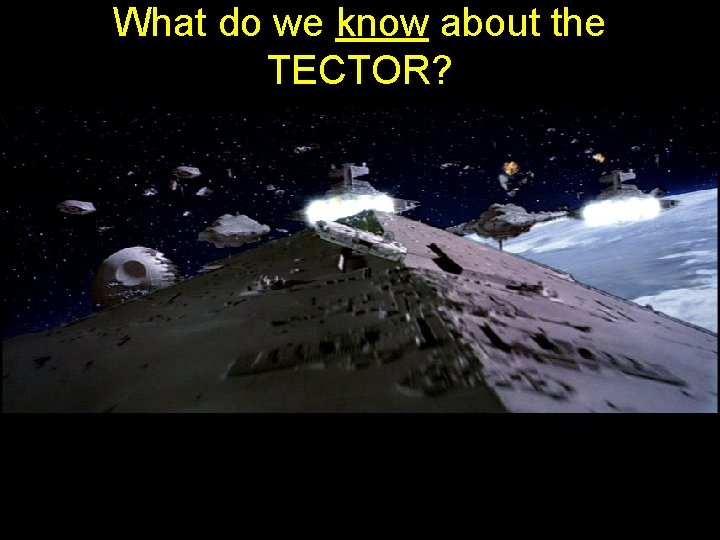 What do we know about the TECTOR? 