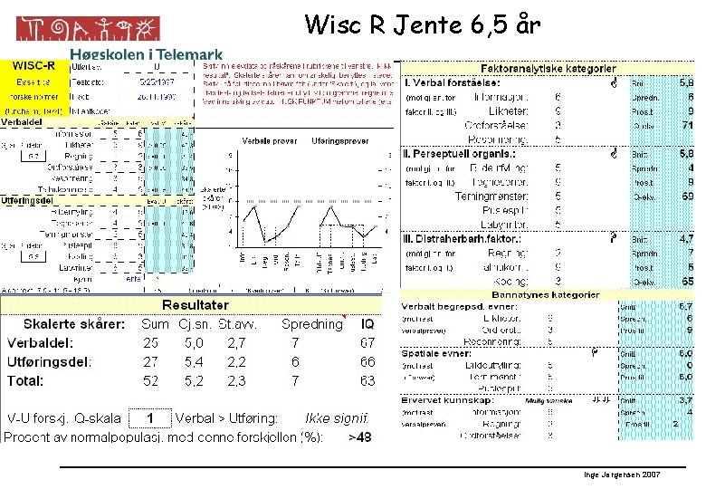 Wisc R Jente 6, 5 år Inge Jørgensen 2007 